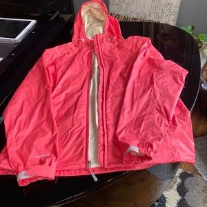 Women’s Eddie Bauer rain jacket. Size L-pink